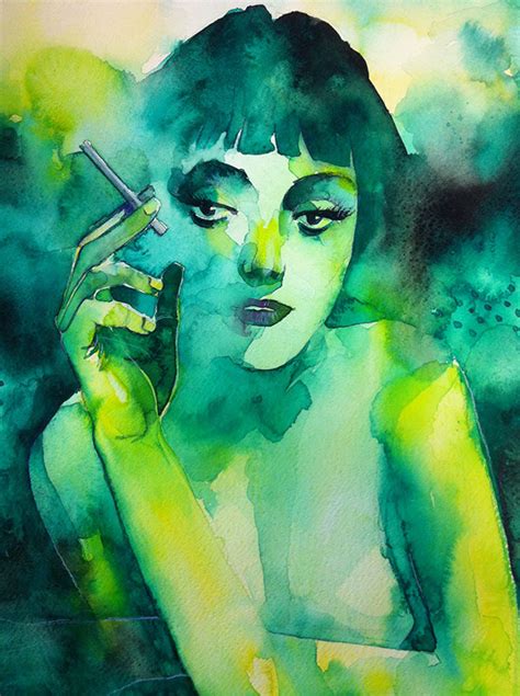 Smoking Girl On Behance