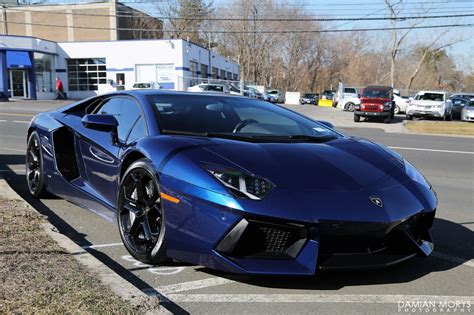 Lamborghini Aventador Black And Blue
