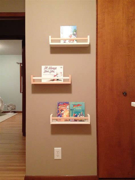 Painted Ikea Spice Racks As Book Shelves For The Nursery Ikea Spice