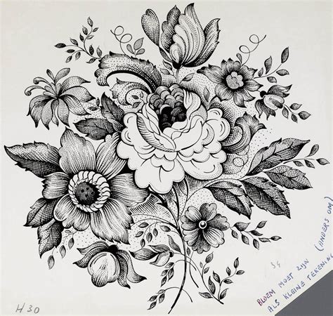 Flower Bouquet Drawing At Getdrawings Free Download