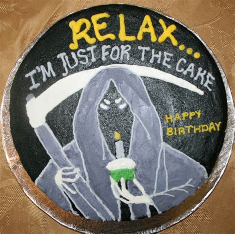 Grim Reaper Cake 50th Birthday Party Grim Reaper Cake Creations