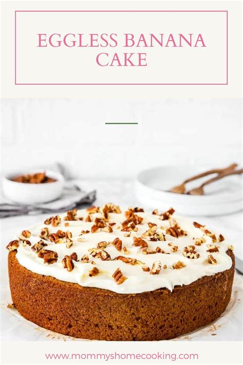 Tried this recipe as a banana cake without walnuts and loved the way it came out. Easy Eggless Banana Cake | Recipe in 2020 | Banana cake ...