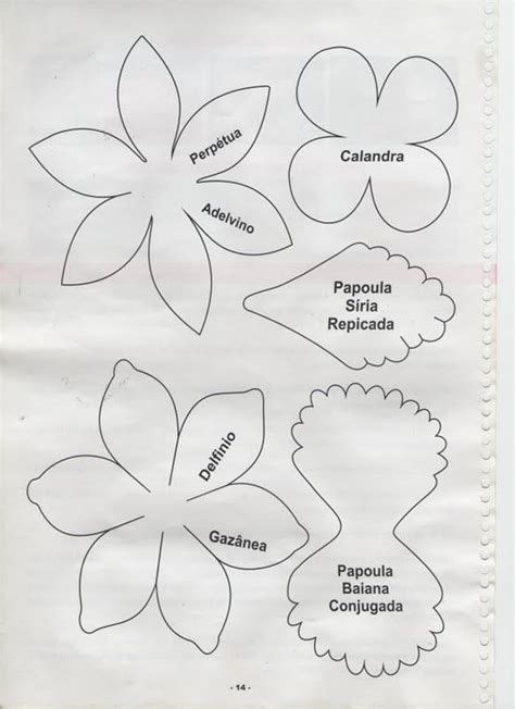 20 Moldes De Rosas Para Imprimir Artesanato Passo A Paper Roses Diy