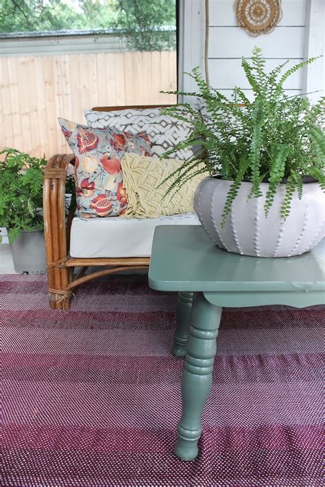 Shed Turned Boho Screened Porch