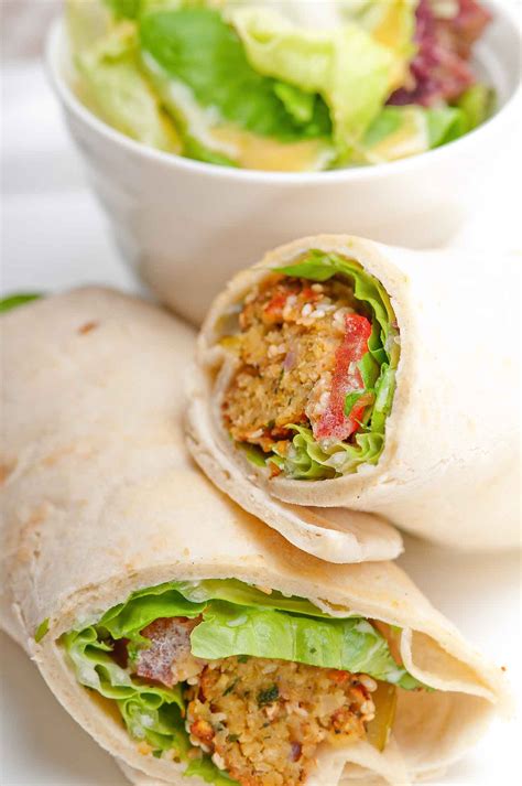 Middle Eastern Falafel And Hummus Wrap Recipe By Archanas Kitchen