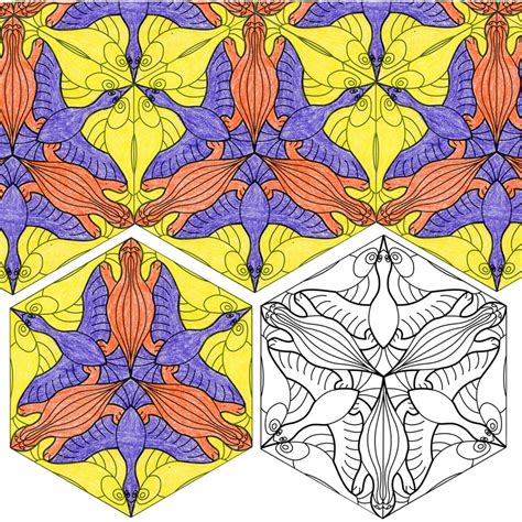 Escher Animal Tessellation · Art Projects For Kids