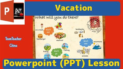 vacations holidays tefl powerpoint lesson plan classroom ppt games youtube