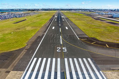 Aerial Stock Image Runway 25 Sydney Airport