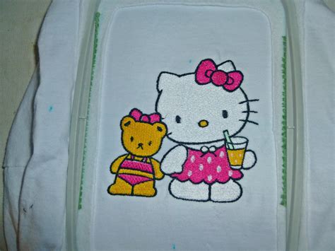 Hello Kitty We Are Friends Embroidery Design