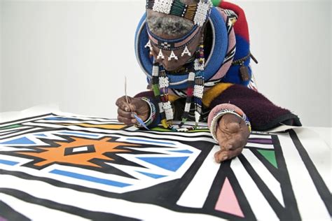 Esther Mahlangu Exhibitions The Melrose Gallery