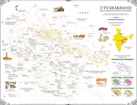 Tourist Guide Map Of Uttarakhand Tourism Company And Tourism