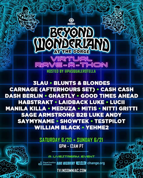 Insomniac Announces Lineup For Beyond Wonderland At The Gorge Virtual