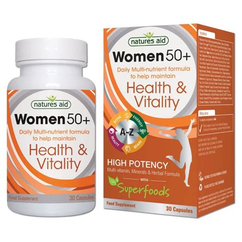 Natures Aid Womens 50 Multi Vitamins And Minerals With
