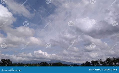 Beautiful Clear Sky Is In This Afternoon Stock Image Image Of