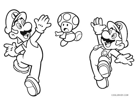 Dibujos De Super Mario Bros Para Colorear Páginas Para Imprimir