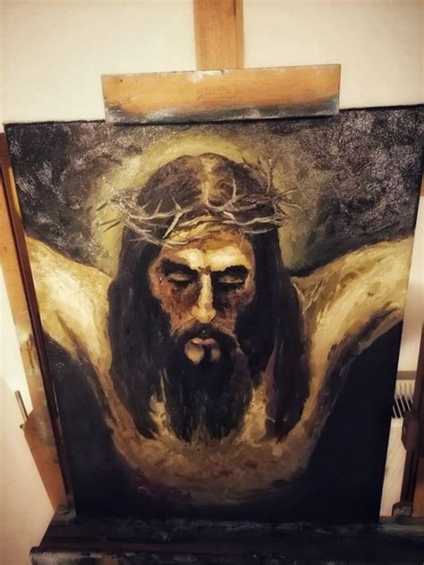 The Passion Of The Christ Oil Painting By Andrei Balau