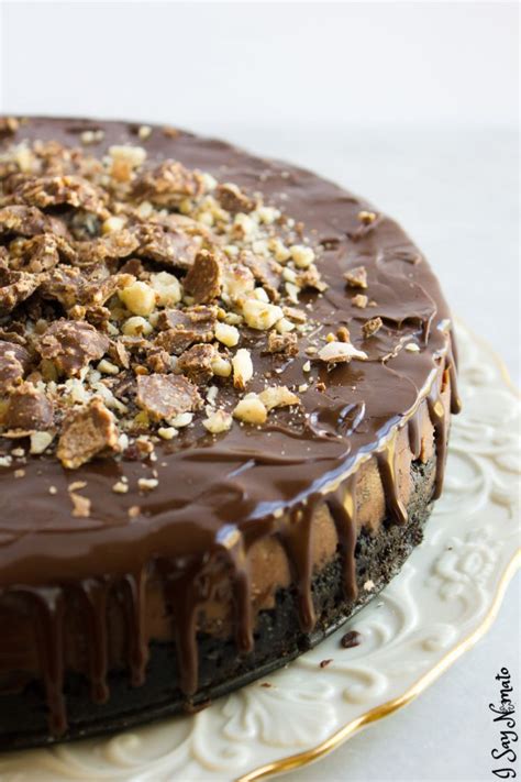 Chocolate Hazelnut Cheesecake I Say Nomato