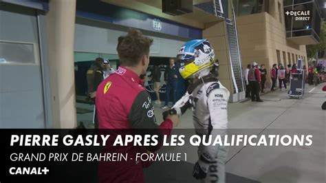 Canal F1® On Twitter La Réaction De Pierre Gasly Après Les Qualifications 🗣️ Bahraingp 🇧🇭 ️