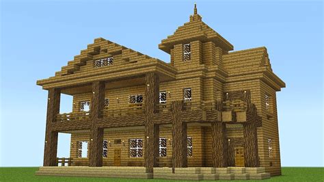 Minecraft Large Wooden House Images And Photos Finder
