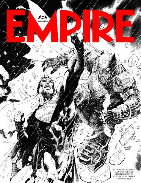 Jim Lee Drew A Batman V Superman Cover For Empire