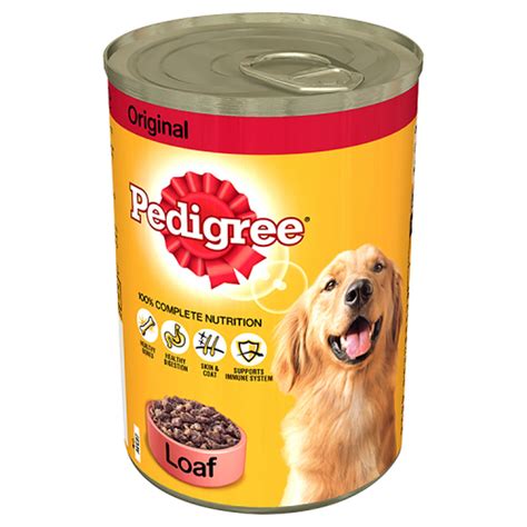 Pedigree Tinned Dog Food Original Loaf 400g Wilko