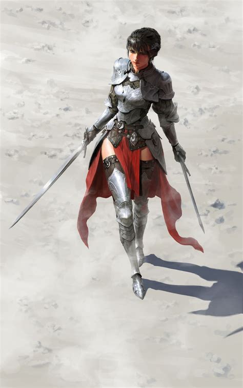 trickster — rhubarbes artstation female knight by female knight female armor fantasy