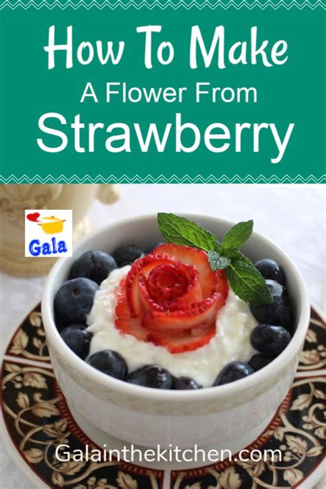 9 Easy Strawberry Garnish Ideas Gala In The Kitchen Food Food