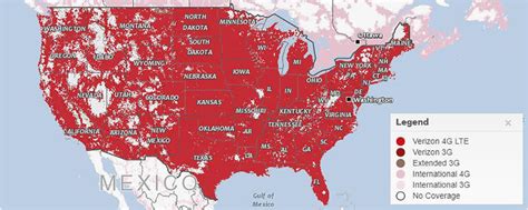 Verizon Wireless Coverage Map Texas