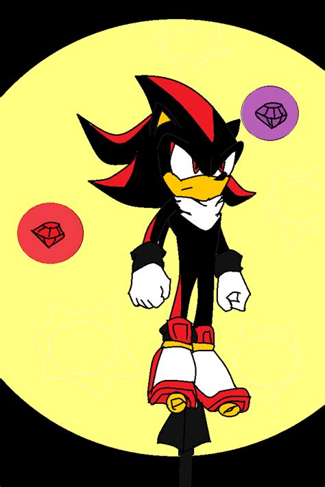 Shadow With Chaos Emeralds By Deviantkid50 On Deviantart