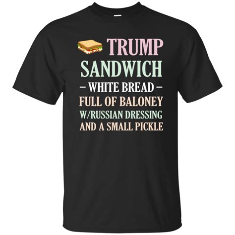Trump Sandwich Sign Funny Anti Trump T Shirt Full Figured Tee Shirtt