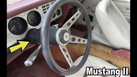 1974 1978 Mustang Ii Steering Column Removal How To Remove A Mustang Ii