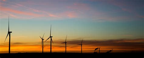 Free Stock Photo Of Sky Sunset Wind Turbines