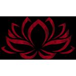 Silverized Lotus Flower No Background Free SVG