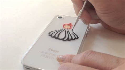 Drawing On Iphone Case Cupcake Youtube