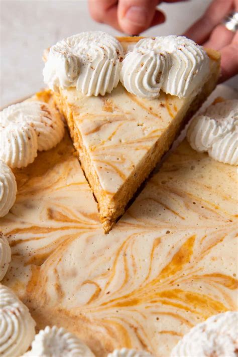 The Best Pumpkin Swirl Cheesecake Video Modern Crumb