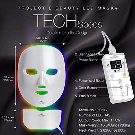 Project E Beauty Led Light Therapy Mask Wireless Photon Skin