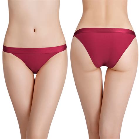 seamless thong women s underwear ladies sexy low waist solid cotton crotch panties buy thong