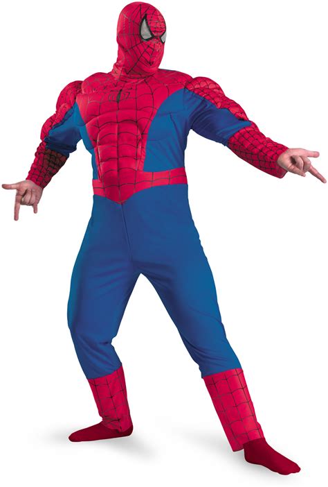 Spider Man Classic Muscle Adult Plus Costume