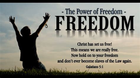 2017 08 20 Freedom In Christ The Power For Freedom Youtube