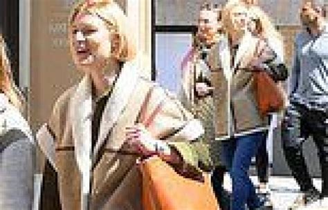 Claire Danes Bundles Up In Chic Coat With Jeans As She Steps Out With Pals In