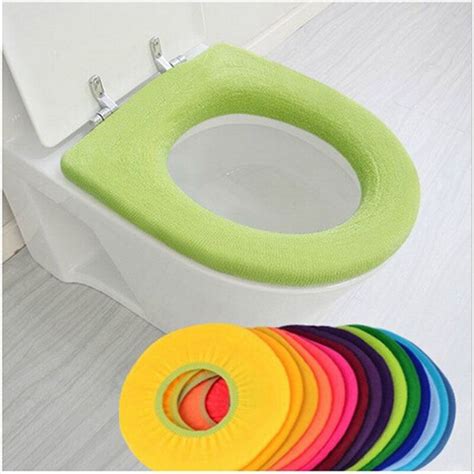 1pcs Daily Products Washable Bathroom Toilet Seat Cover O Shaped Pads