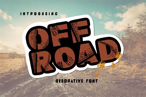 Off Road Font By Rasa · Creative Fabrica