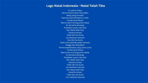 30 Lagu Natal Indonesia Terbaik Sepanjang Masa