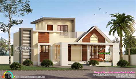 1100 Sq 3 Bedroom Single Floor House Plans Kerala Style