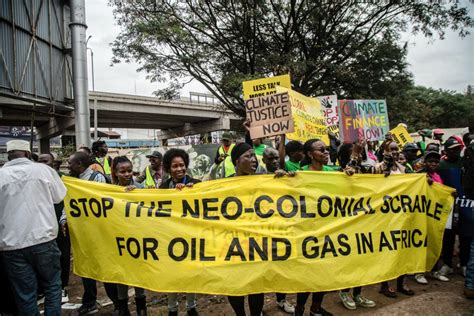 eacop climate activists lament vast new oil pipeline at africa climate week