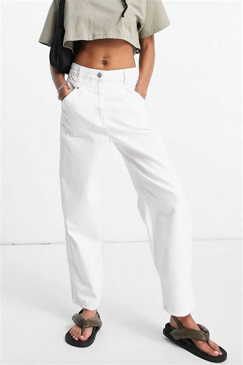 Best White Jeans 2021 High Waisted White Jeans Cropped And Flared