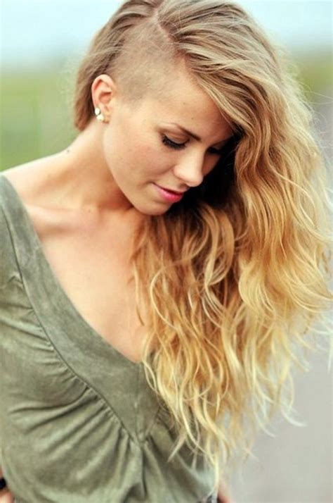 45 Superchic Shaved Hairstyles For Women In 2016 Half Shaved Hair Shaved Side Hairstyles