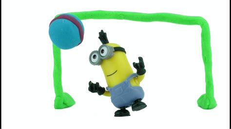 Minions Playing Football Stop Motion Animation For Kids Video Youtube