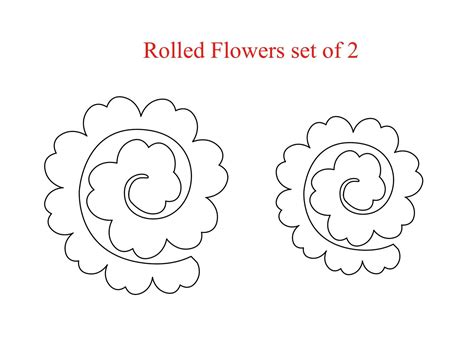 Mcs Mini Release Day 1 Rolled Flowers Felt Flowers Patterns Felt
