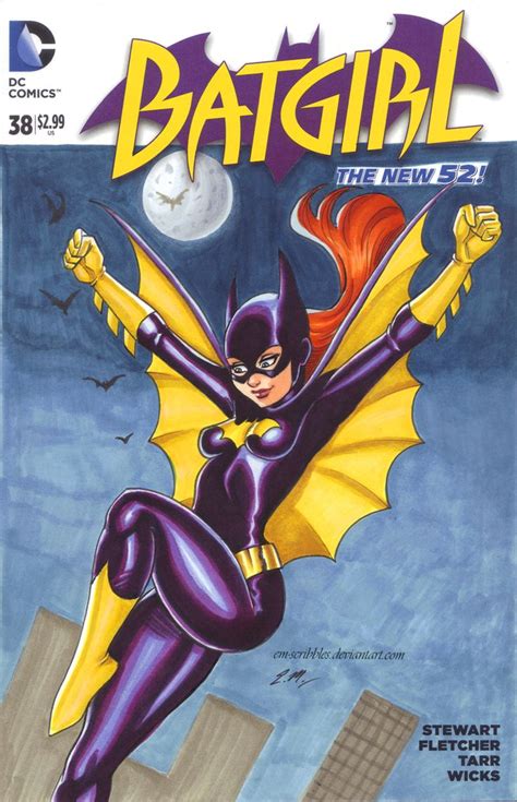 Batgirl Commission By Em Scribbles On DeviantArt Batgirl Comic Book Superheroes Comic Book